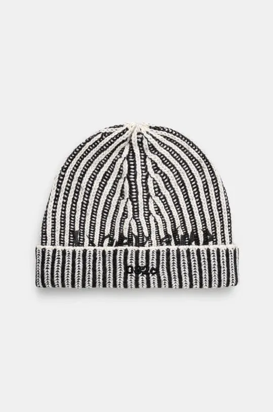 032C wool beanie ''Crusader'' Rib Beanie black color F24-MAK-3231-150