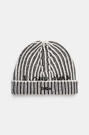 032C wool beanie ''Crusader'' Rib Beanie black color F24-MAK-3231-150