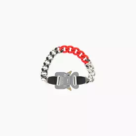 1017 ALYX 9SM Colored Links Buckle Bracelet - Silver