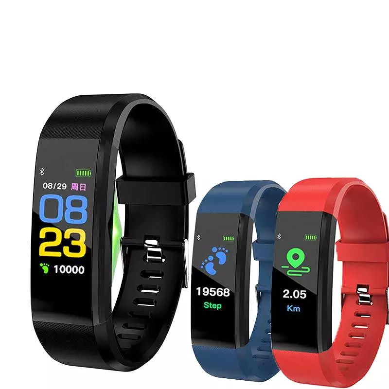 115 Plus Bluetooth Smart Watch Heart Rate Monitor Fitness Tracker Bracelet Waterproof