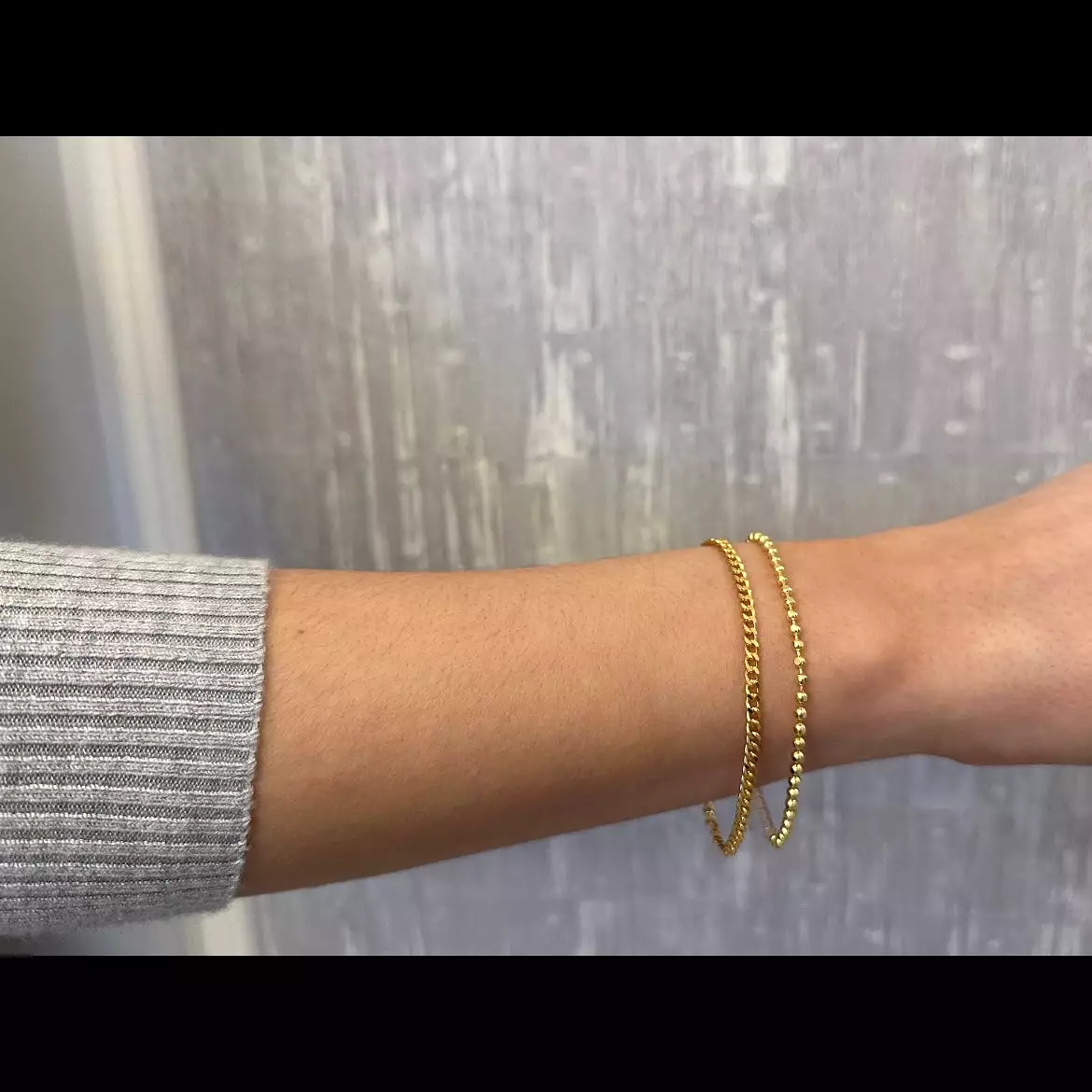 18k/925 Vermeil Chain Bracelet