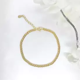 18k/925 Vermeil Chain Bracelet