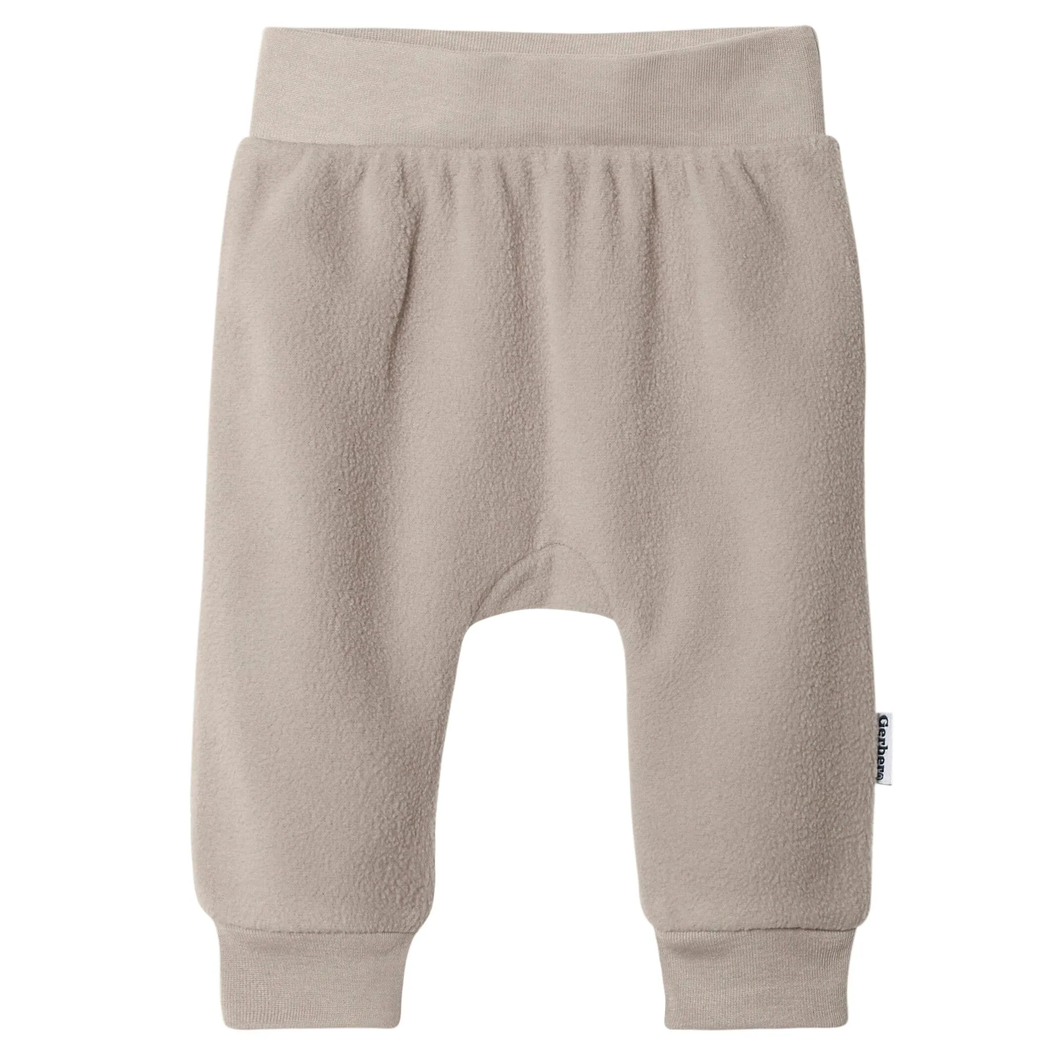 4-Pack Baby Neutral Green Fleece Pants