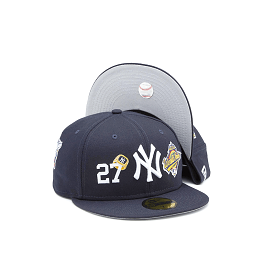 [60224554] New York Yankees Count Ring Navy MBL 59FIFTY Men's Fitted Hat