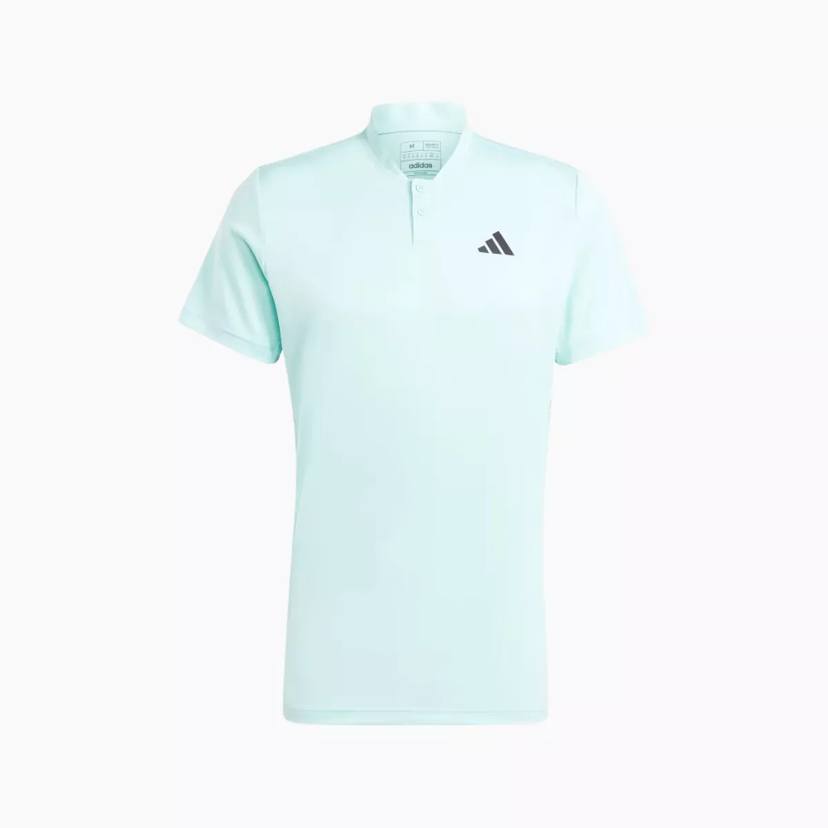 Adidas Club Henley Men's Tennis T-shirt -Semi Flash Aqua