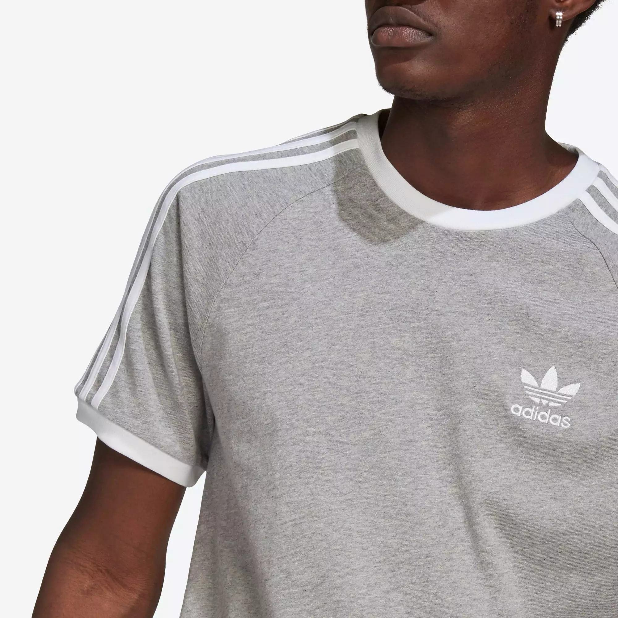 Adidas Men's 3 Stripe Trefoil T-Shirt FM3769