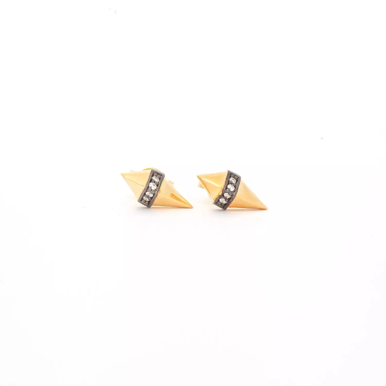 All Gold Pietra Studs