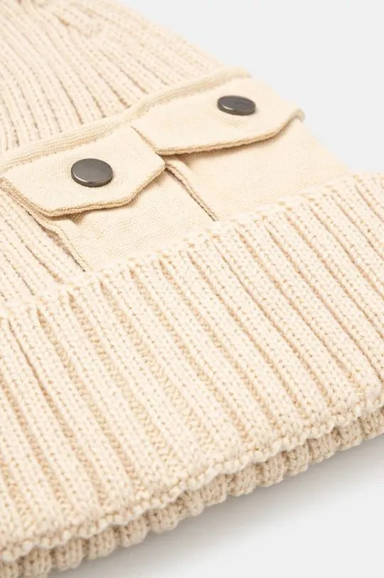 Alpha Industries beanie Utility Beanie beige color 138904