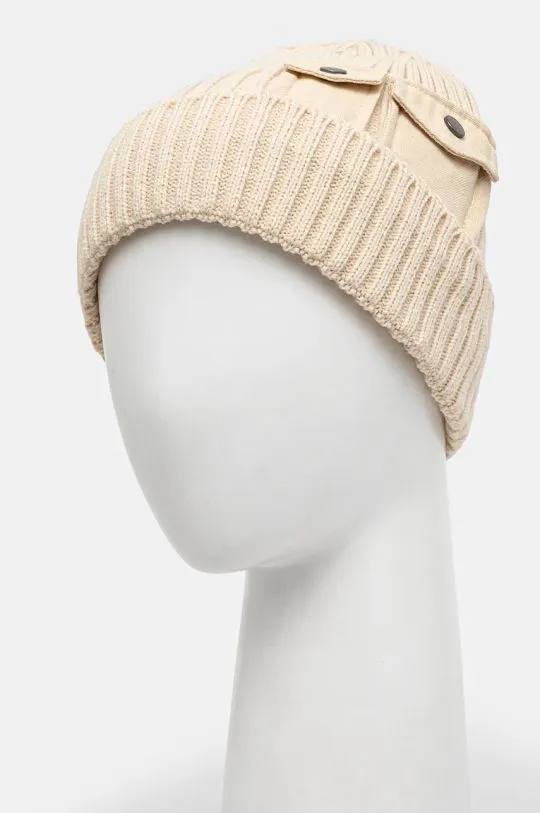 Alpha Industries beanie Utility Beanie beige color 138904