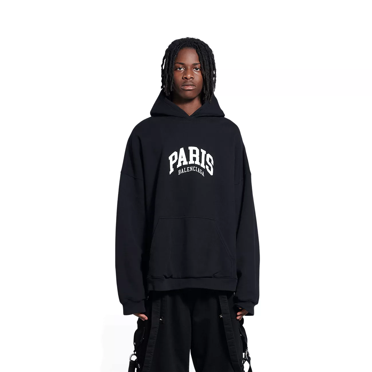 Balenciaga Cities Paris Wide Fit Men's Hoodie