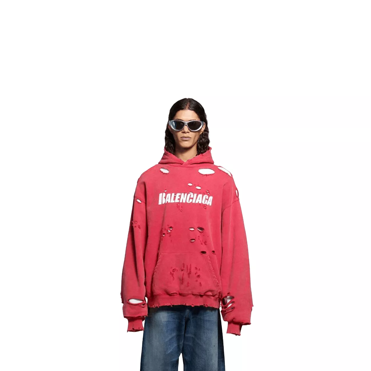 Balenciaga Destroyed Men's Hoodie