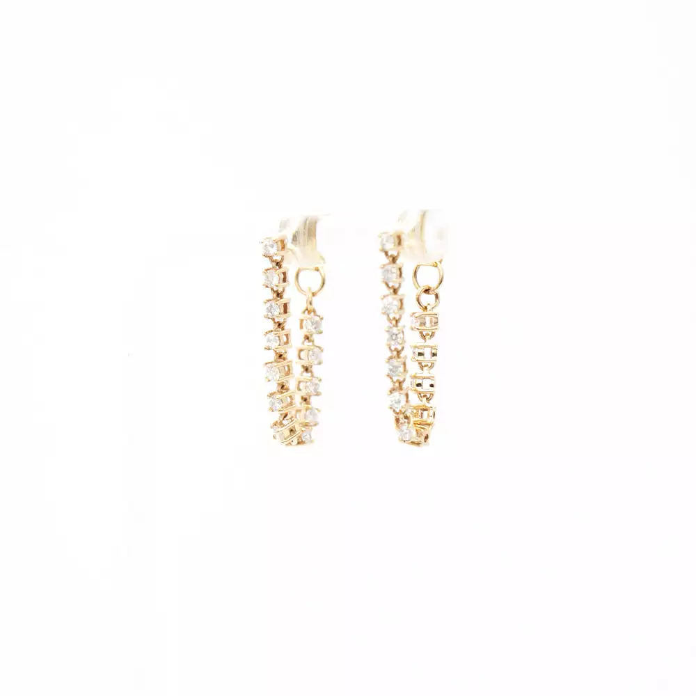 Ballier Diamond Drop Studs