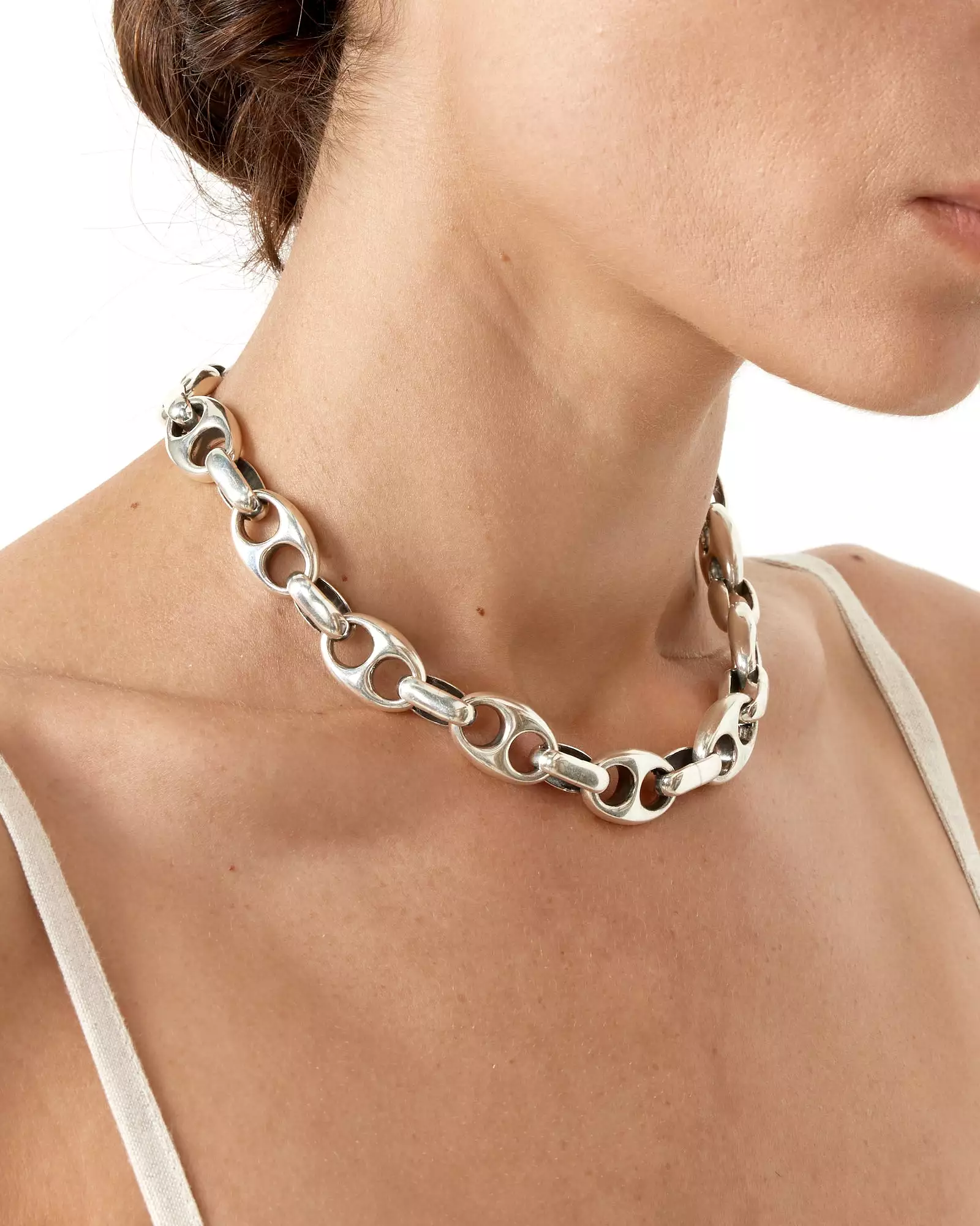 Barbara Chain Necklace in Sterling Silver