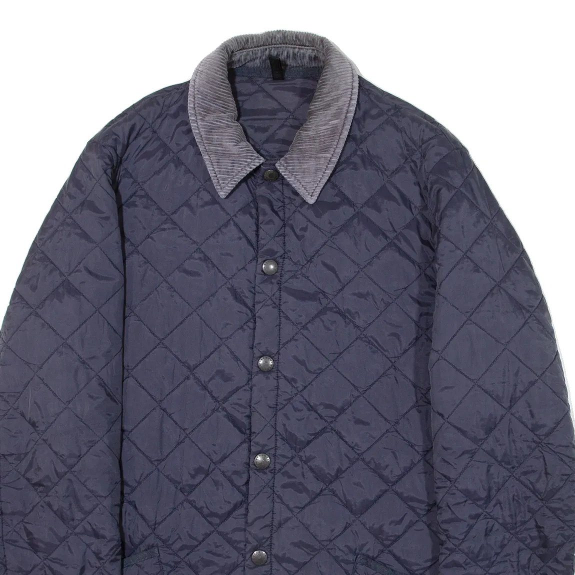 BARBOUR Mens Quilted Jacket Blue L