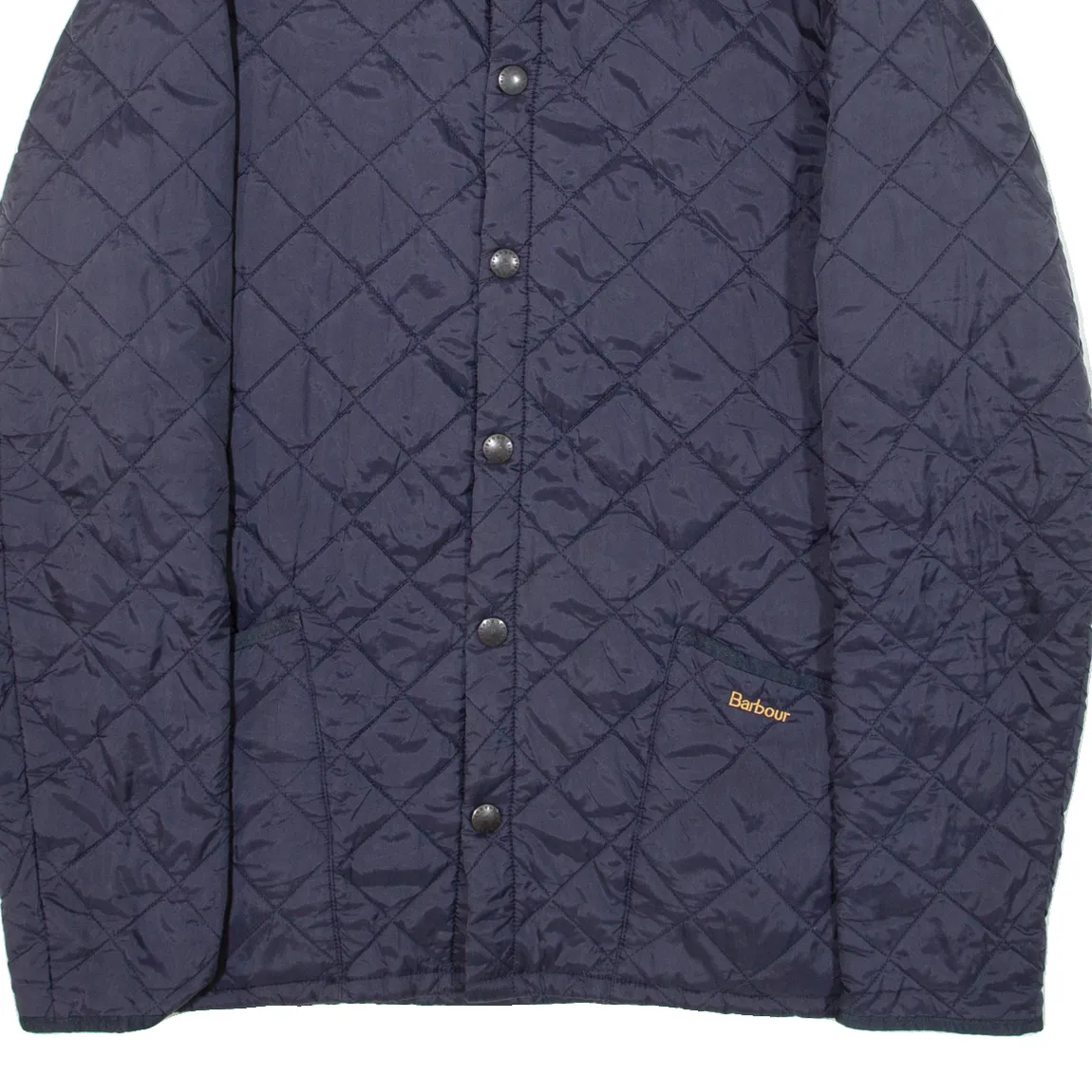 BARBOUR Mens Quilted Jacket Blue L