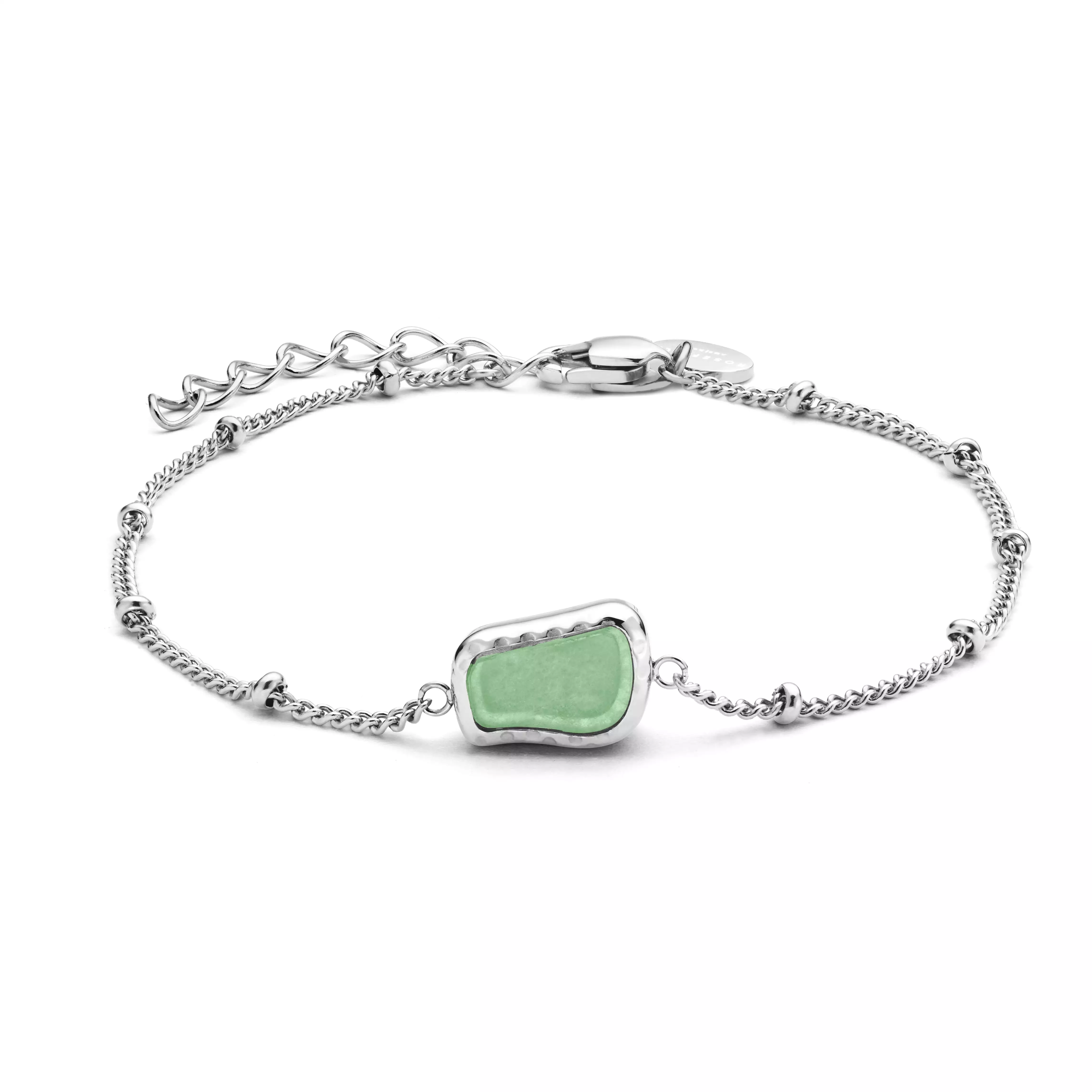 BLAK - Rosefield Gemstone Bracelet - Jade/Silver