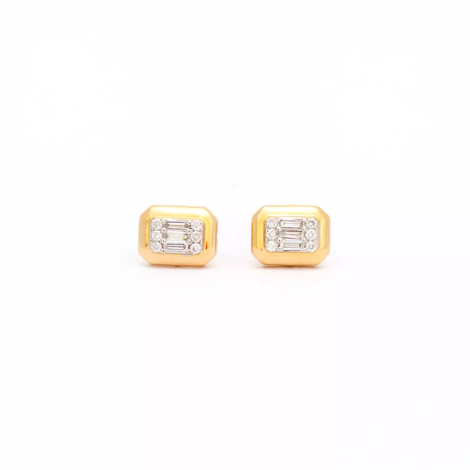 Bold Diamond Illusion Studs