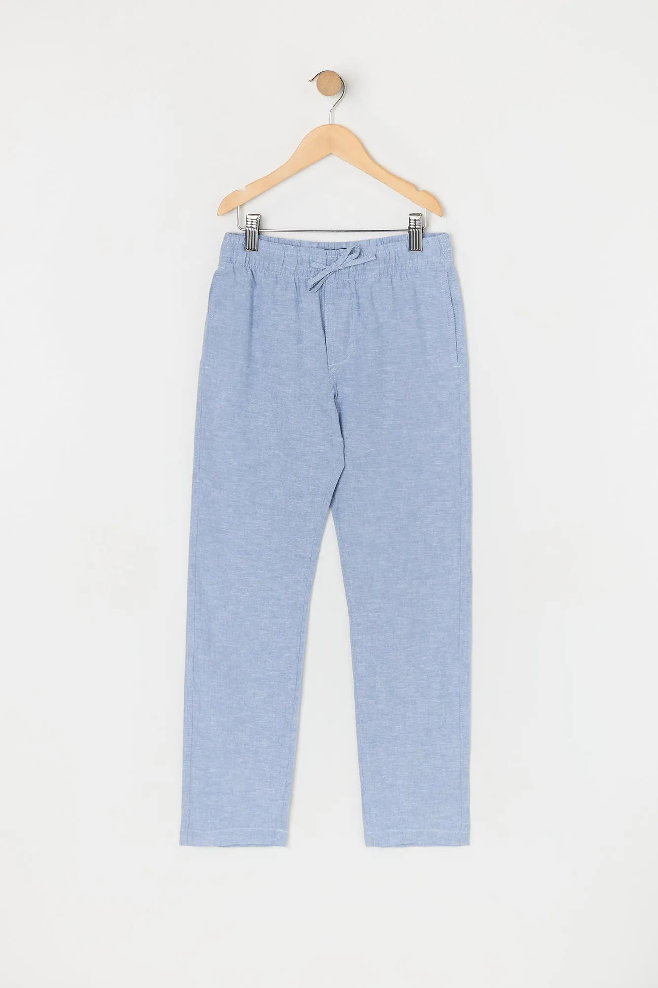 Boys Linen Relaxed Pant