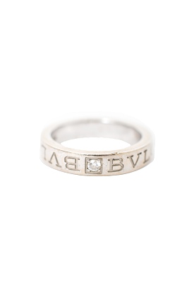 Bvlgari 18K White Gold Diamond Ring