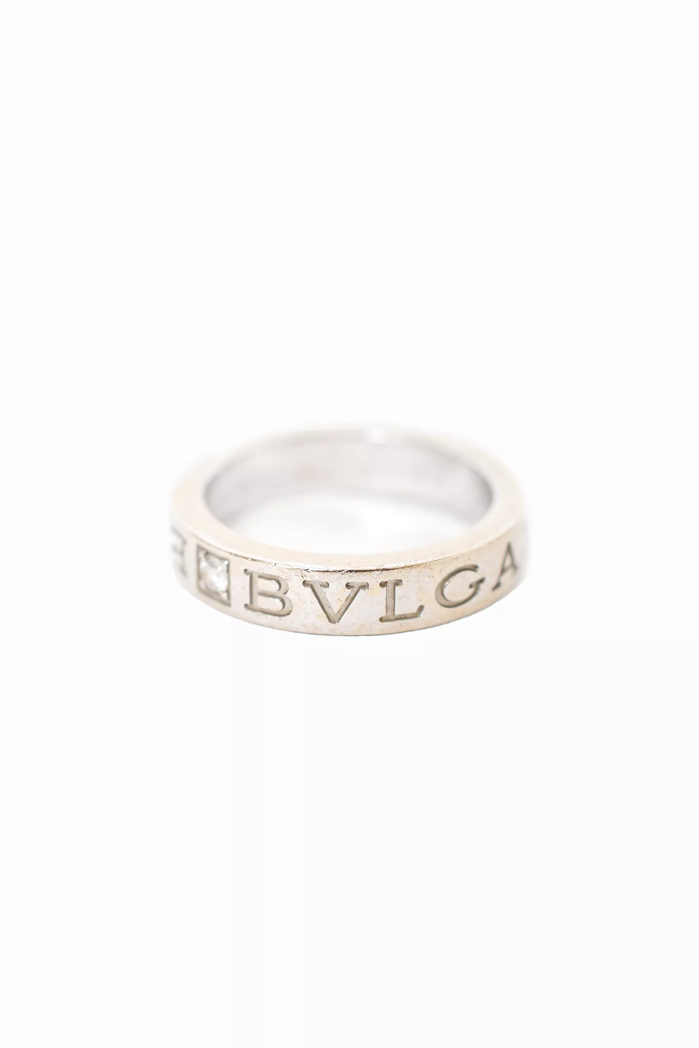 Bvlgari 18K White Gold Diamond Ring