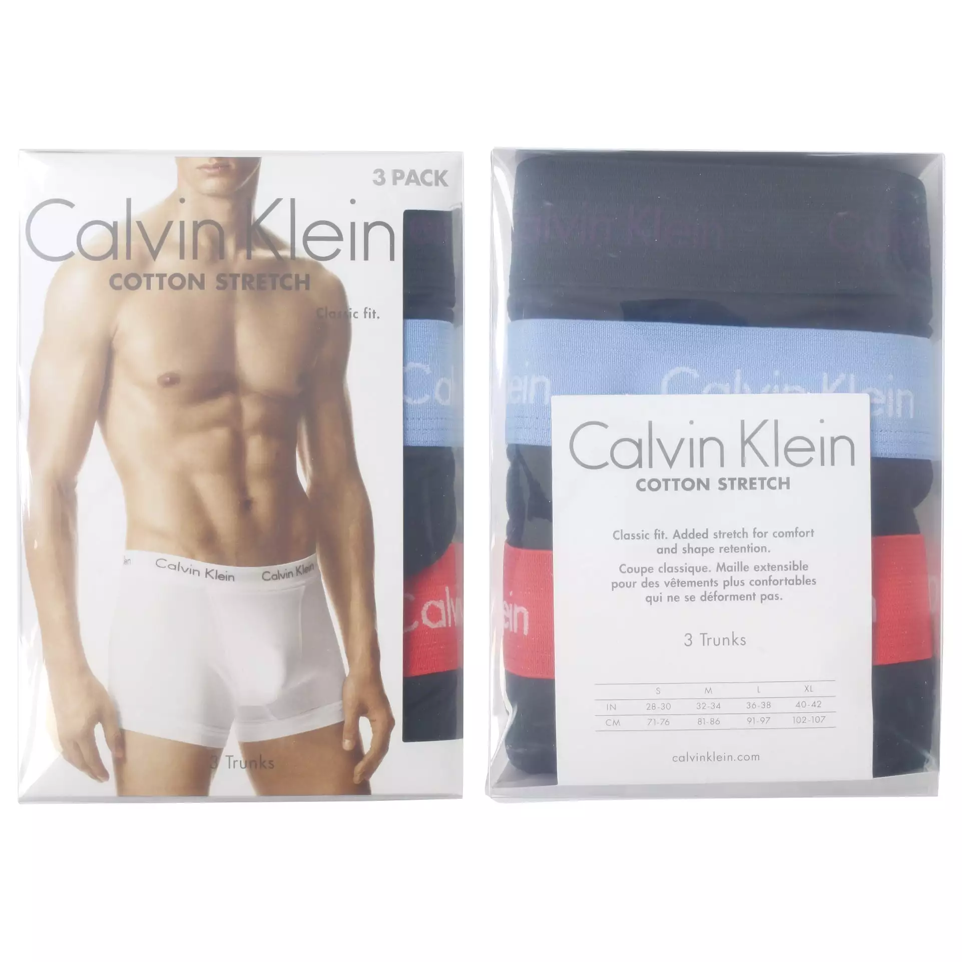 Calvin Klein Men's Cotton Stretch Boxer Shorts (3-Pack)