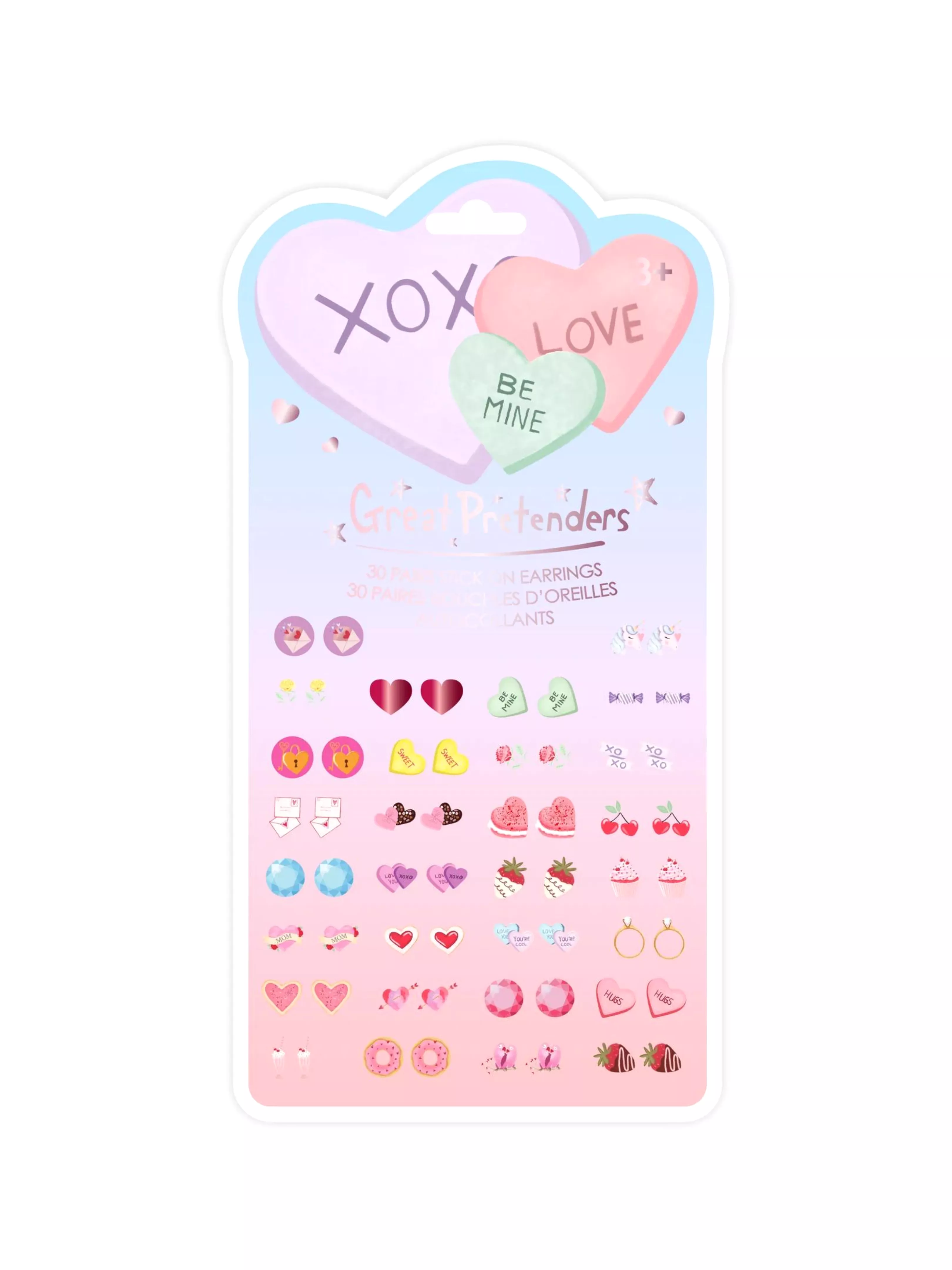 Candy Heart Sticker Earrings