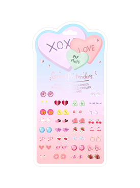 Candy Heart Sticker Earrings