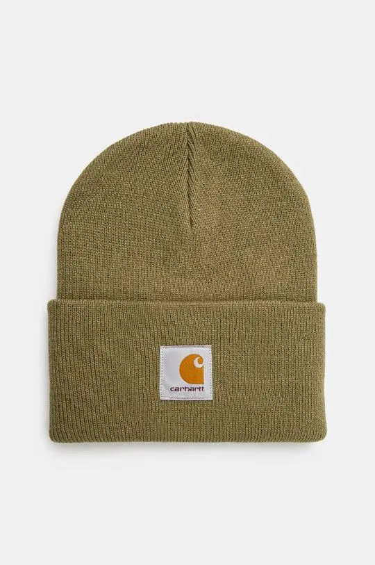 Carhartt WIP beanie Acrylic Watch Hat green color I020222.2BQXX