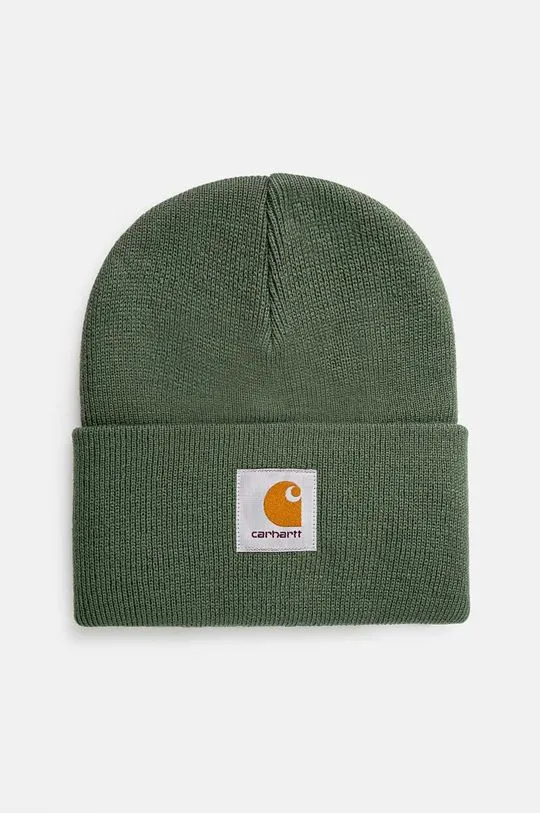 Carhartt WIP beanie Acrylic Watch Hat green color thick knit I020222.29NXX