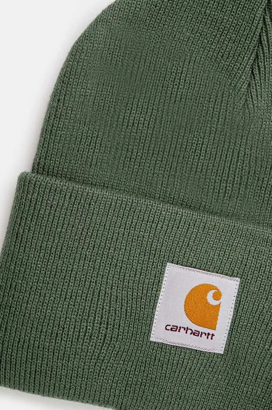 Carhartt WIP beanie Acrylic Watch Hat green color thick knit I020222.29NXX