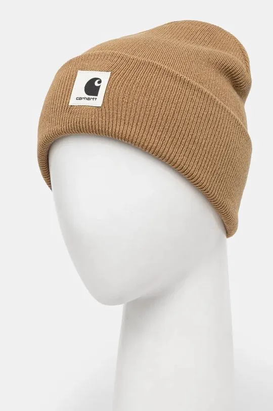 Carhartt WIP beanie Ashley Beanie green color I031970.2FSXX