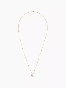 Chain Necklace With Diamond Charm