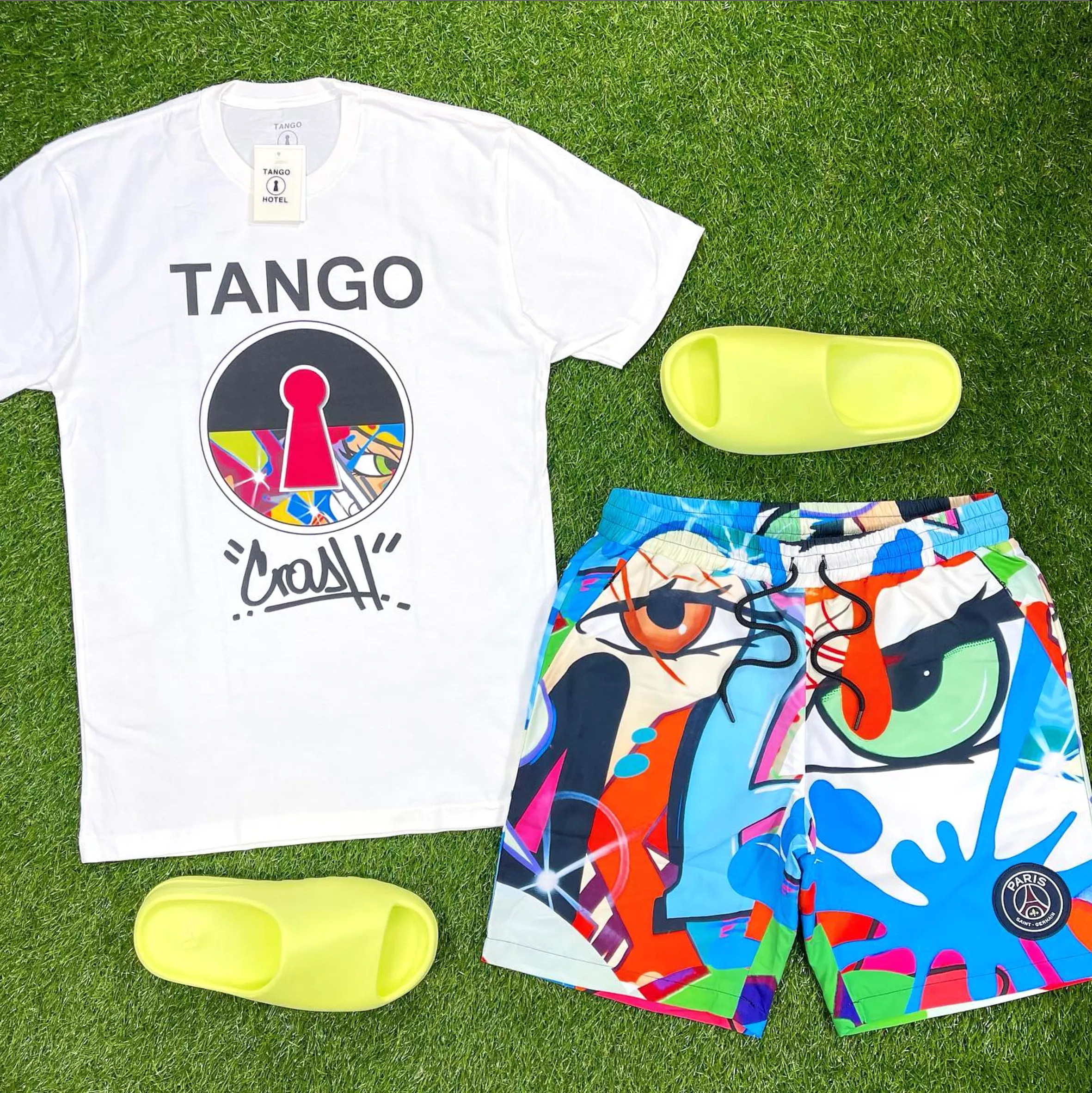 Crash x Tango Hotel Tee (White) /D5