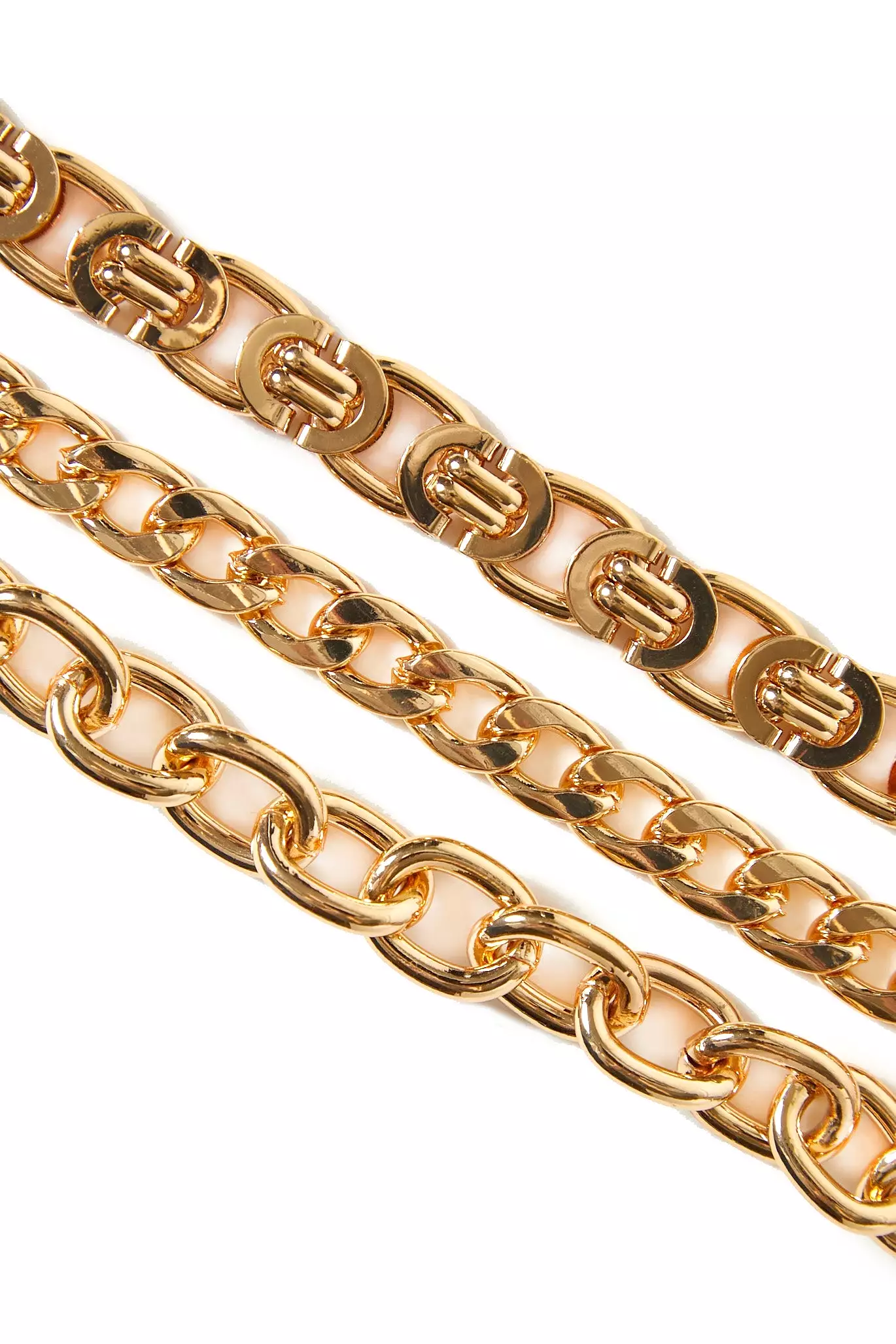 Curb Chain Bracelet Set