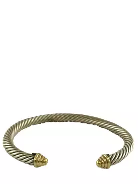 David Yurman Cable Classics Sterling Silver 14k Gold Bracelet