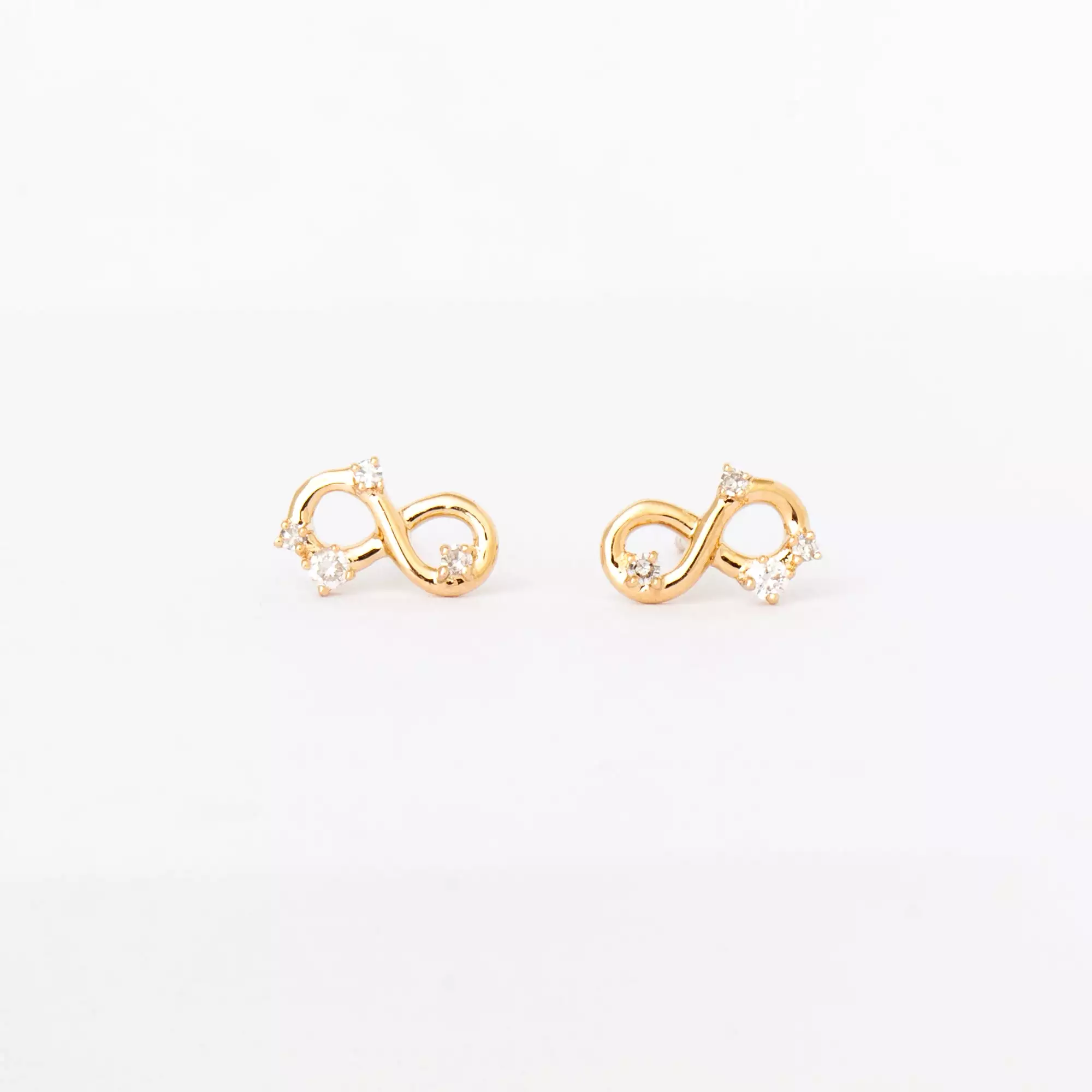 Diamond Infinity Studs