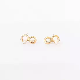 Diamond Infinity Studs