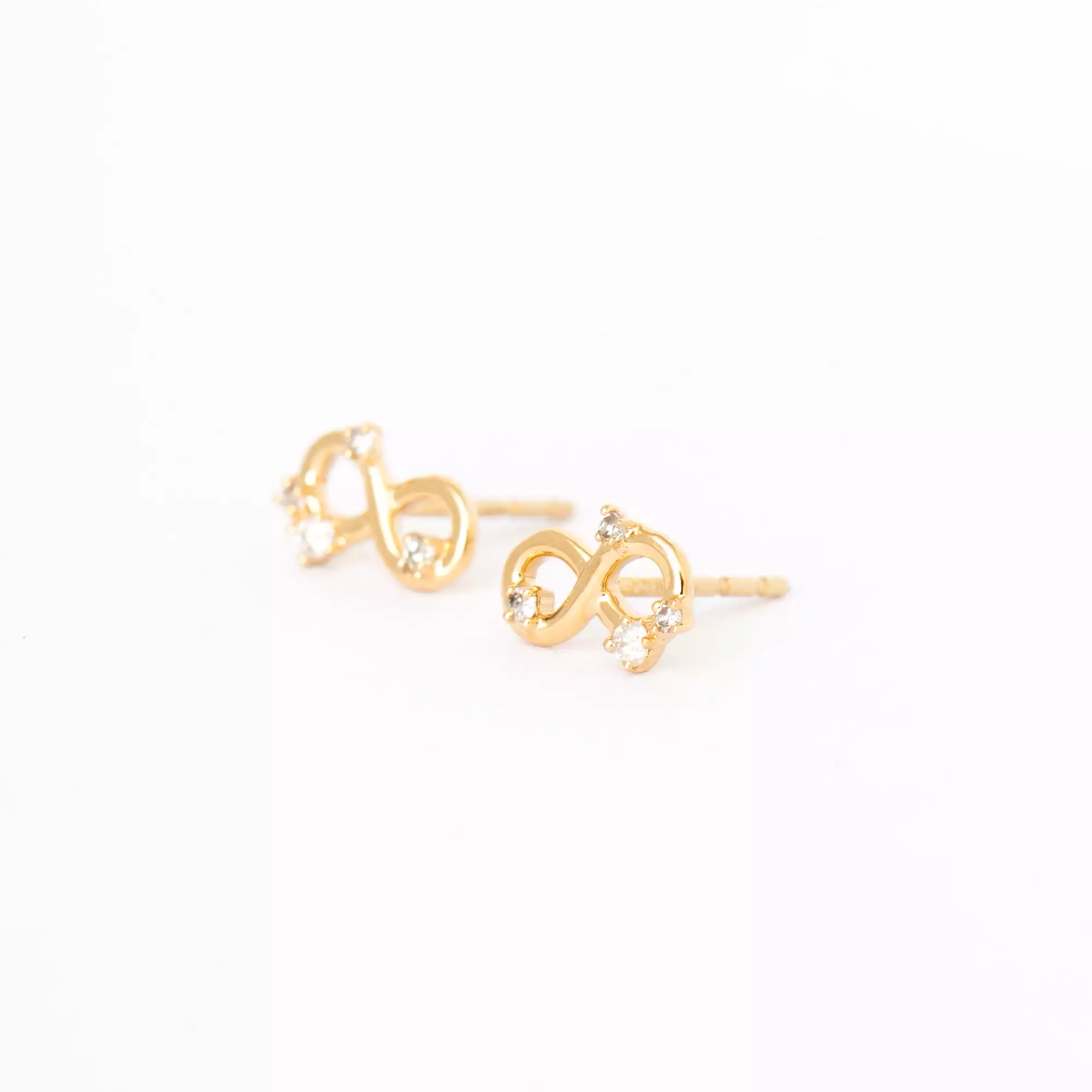 Diamond Infinity Studs