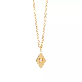 Diamond North Star Necklace - 14k Yellow Gold