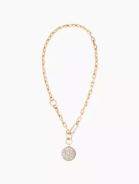 Diamond Pebble Locket Necklace