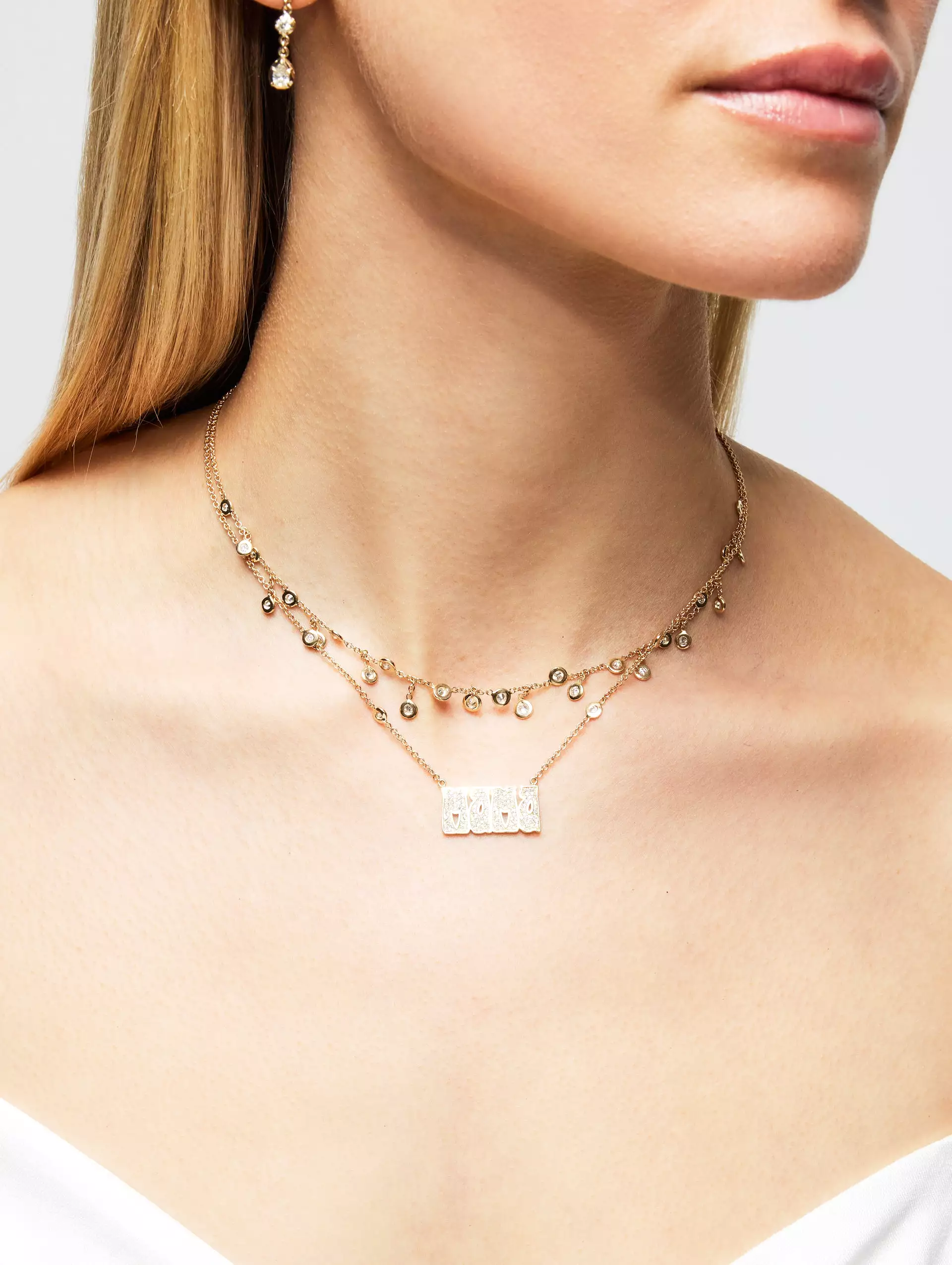 Diamond Shaker Necklace