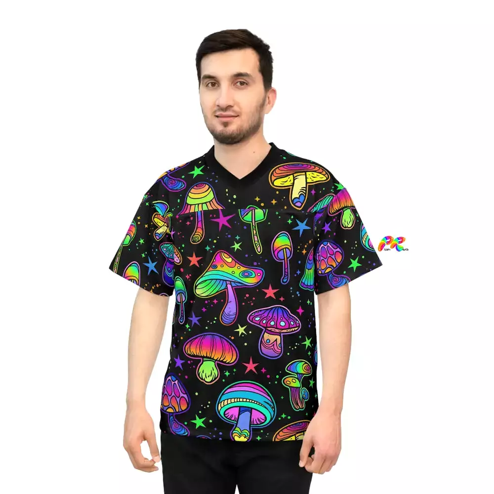 Festival Jersey Fungi Dreamscape Unisex Rave Football Jersey