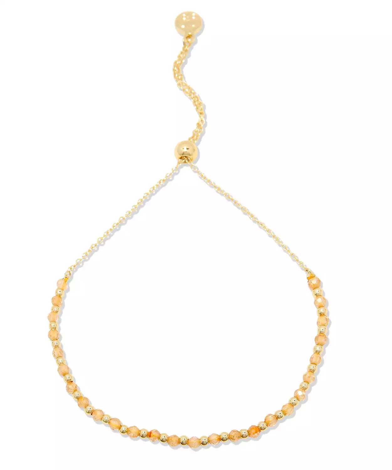 Gorjana Power Gemstone Brooks Bracelet - Gold/Citrine