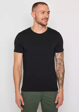 Greenbomb Men's Black Basic Guide T-shirt