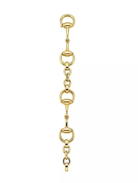 Gucci 18K Yellow Gold Horsebit Bracelet