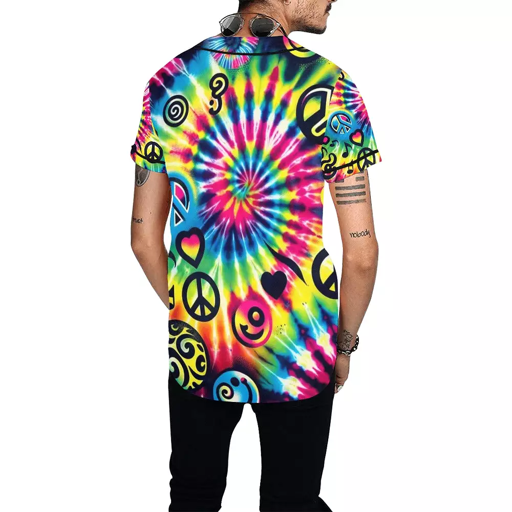 Happy Vibes Rave Baseball Jersey