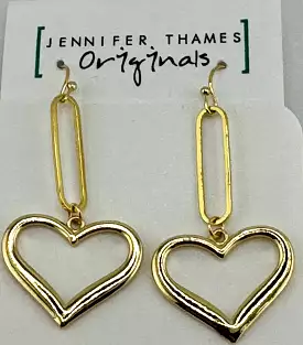 Heart Dangle Earring