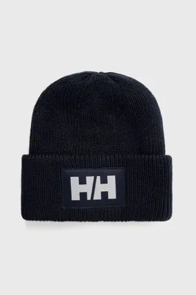 Helly Hansen beanie HH BOX BEANIE navy blue color 53648