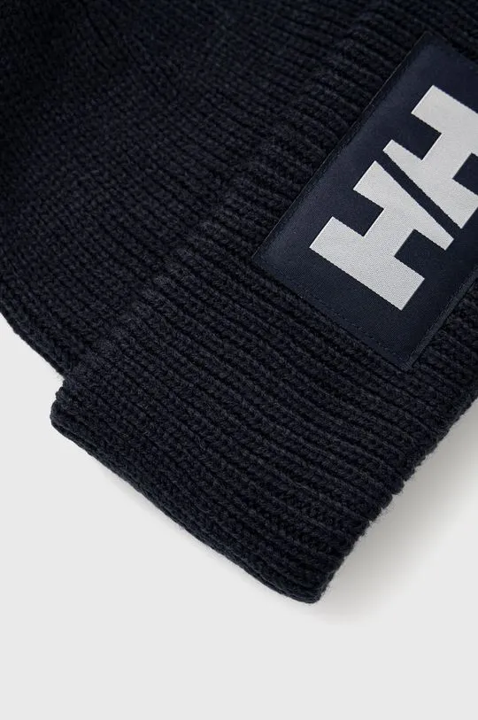 Helly Hansen beanie HH BOX BEANIE navy blue color 53648