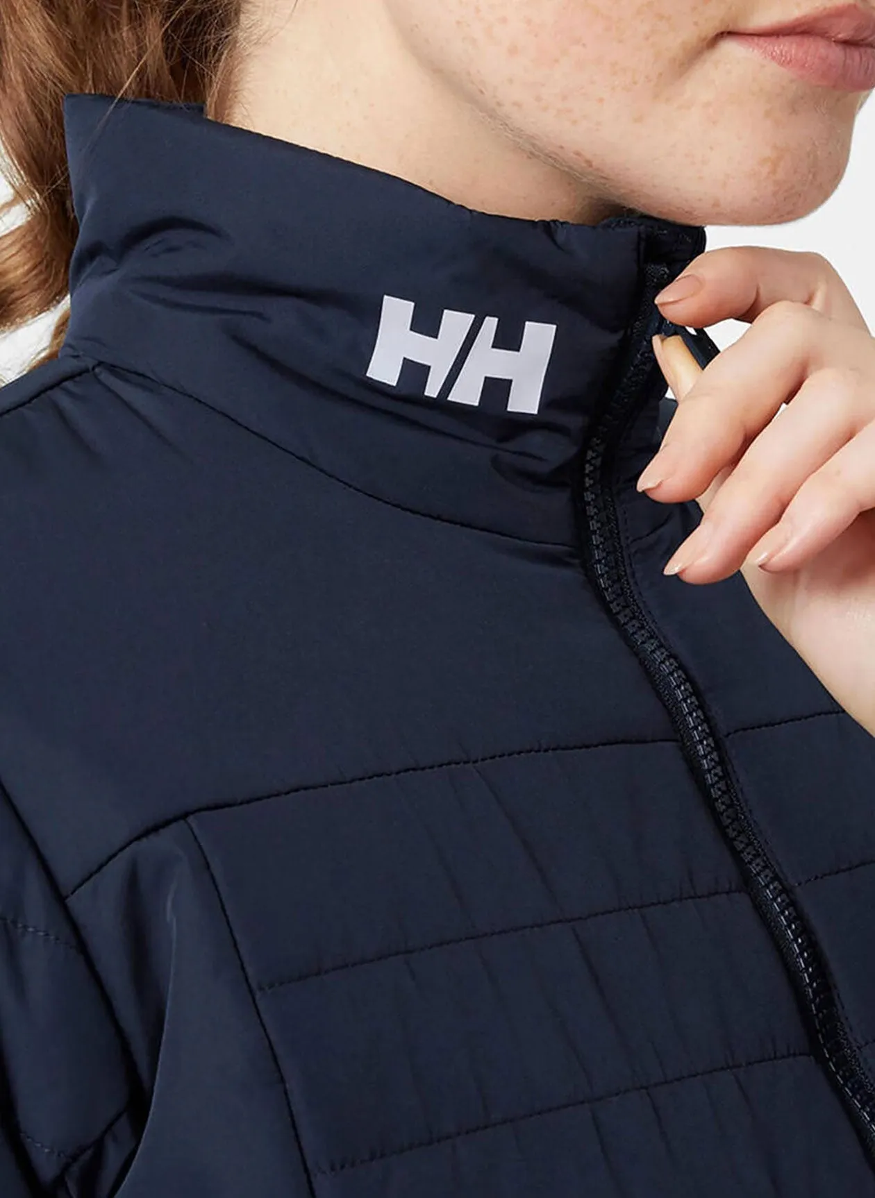 Helly Hansen Women's Insulator Custom Crew Jackets, Navy